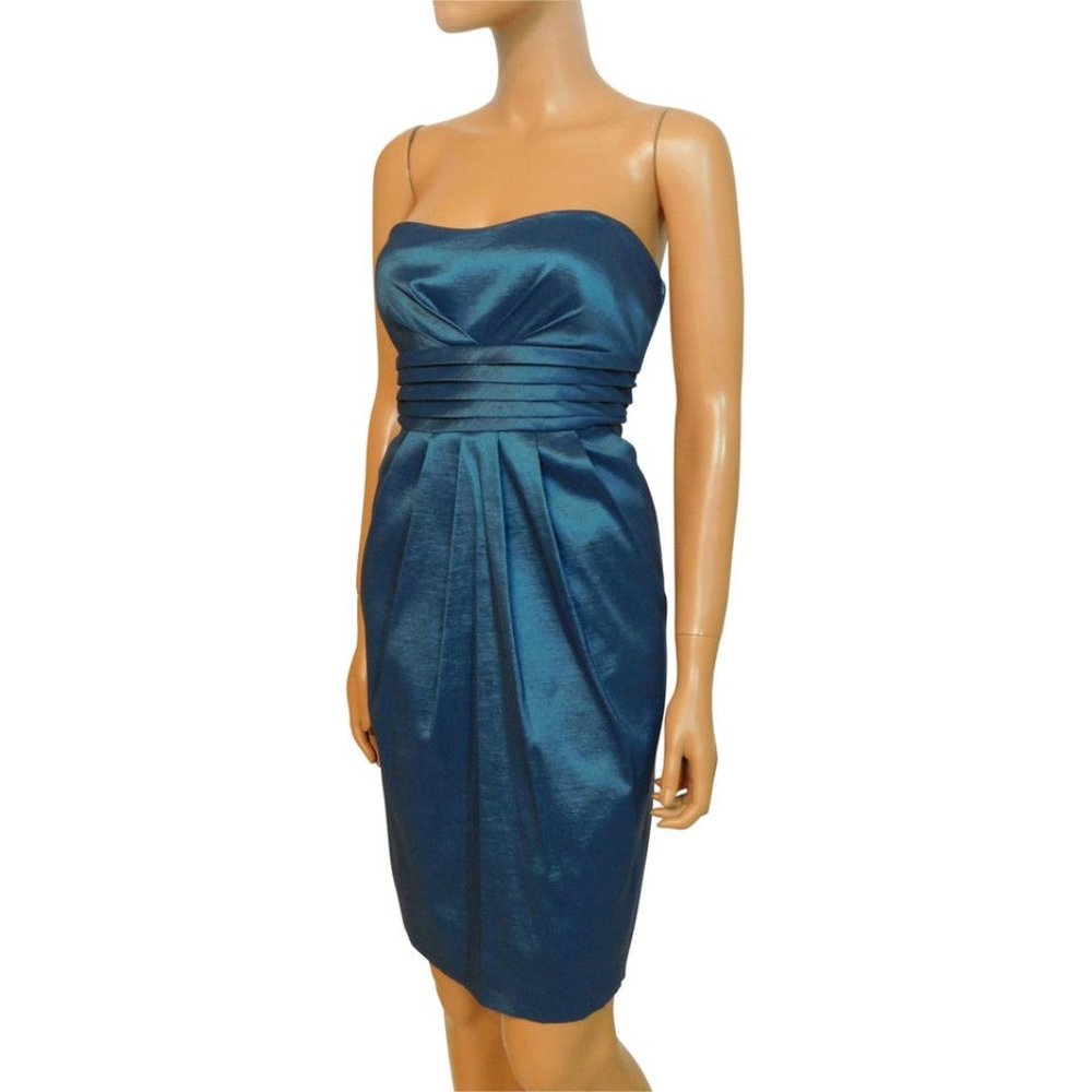 NWT Night Way Strapless Taffeta Dress  Final Price
